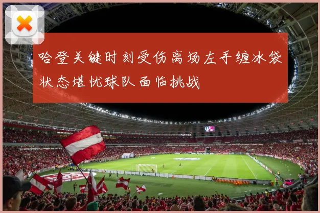 哈登关键时刻受伤离场左手缠冰袋状态堪忧球队面临挑战